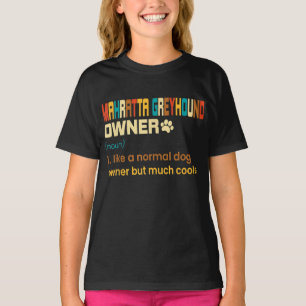 Funny Mahratta Greyhound Vintage Retro Dog Mom Dad T-Shirt