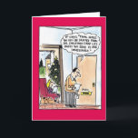 Funny Mail Distro List Greeting Card<br><div class="desc">winter christmas Santa snow Holiday season funny comedy joke hanukkah</div>