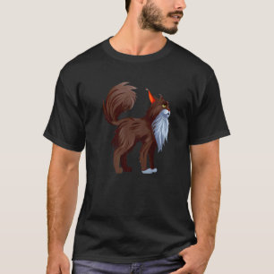 Funny Maine Coon Cat Exotic Cat Pet Lovers Funny C T-Shirt