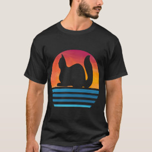 funny maine coon cat lover vintage silhouette gift T-Shirt