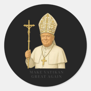 Funny Make Alcatraz Great Again Sf Rock Alcatraz G Classic Round Sticker