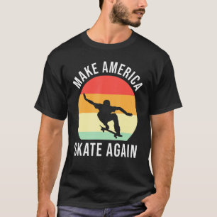Funny Make America Skate Again Roller Skate Vintag T-Shirt