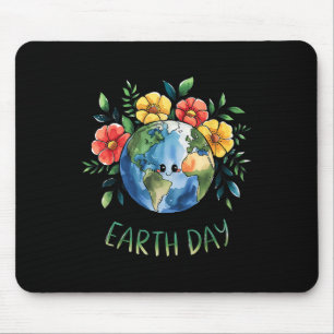 Funny Make Earth Day Every Day Cute Earth Day Wome Mouse Pad