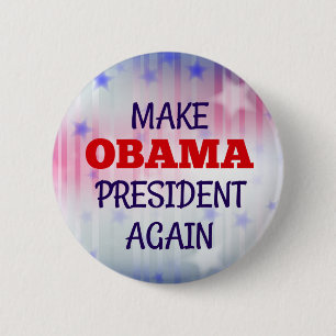 Funny "Make Obama President Again" 2 Inch Round Button