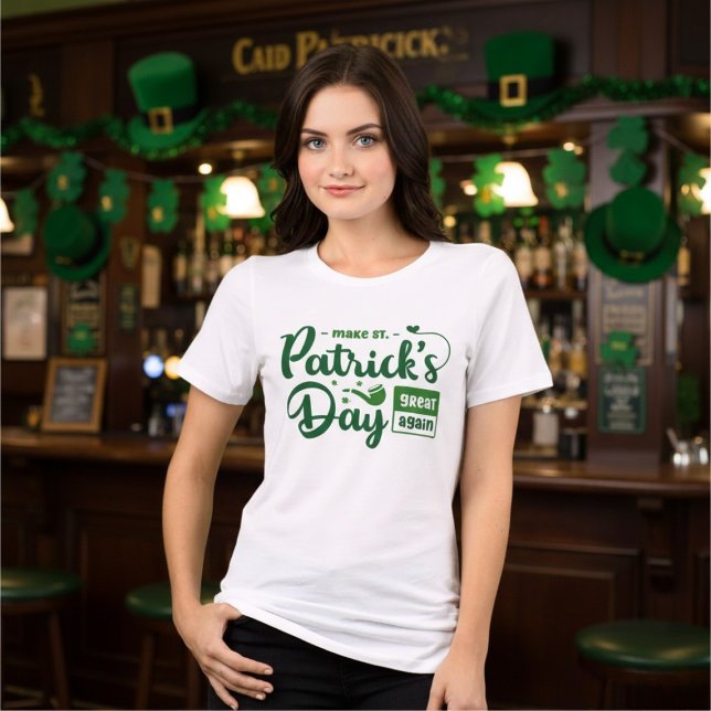 Funny Make St. Patrick's Day Again Tri-Blend Shirt (Creator Uploaded)