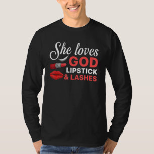 Funny Makeup Women Girls Makeup Artist Cosmetology T-Shirt