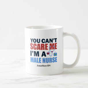 Funny Male Nurse Personalized Coffee Mug