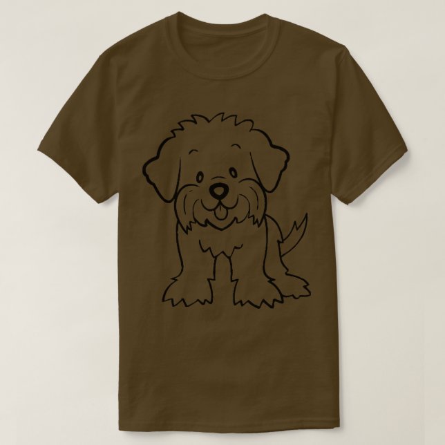 Funny Maltipoo Cute Dog  T-Shirt (Design Front)