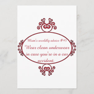 Funny Mama quotes on t-shirts & gifts for her. Invitation