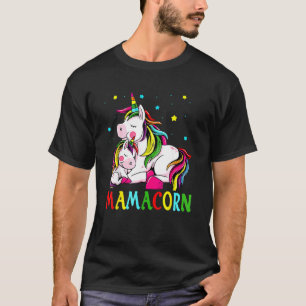Funny Mamacorn Unicorn Autism Costume Mom Mother's T-Shirt