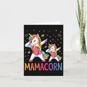 Funny Mamacorn Unicorn Costume Mom Mother's Day  Card
