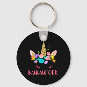 Funny Mamacorn Unicorn Costume Mom Mother's Day  Keychain