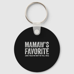 Funny Mamaw's Favorite Vintage Keychain