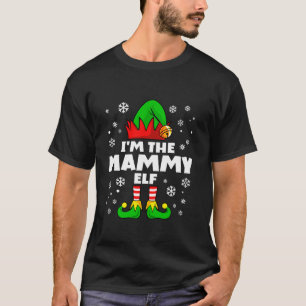 Funny Mammy Elf Family Matching Group Happy Christ T-Shirt