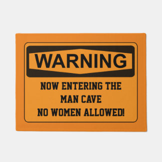 Funny Man Cave Door Mat