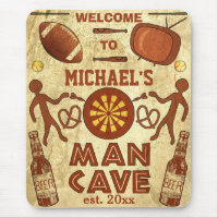 Funny Man Cave with Your Name Custom