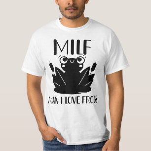 Funny Man I Love Frogs Women Men Cute T-Shirt