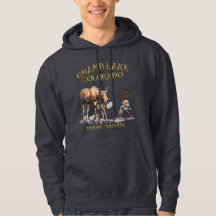 Funny Man Running from Mama and Baby Moose