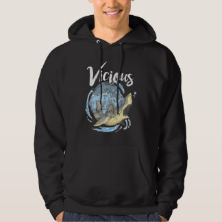 Funny Manatee Shark Fight Hoodie