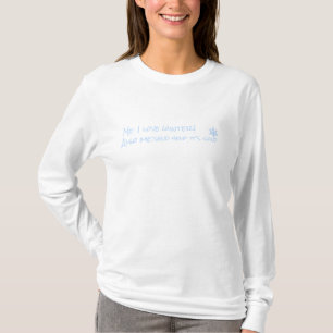 Funny manche d'hiver drôle T-Shirt à manches longu