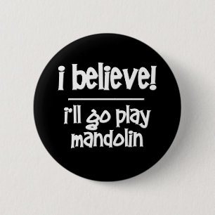 Funny Mandolin 2 Inch Round Button