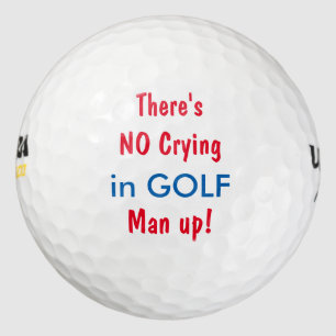 Funny Manly Theme Golf Balls
