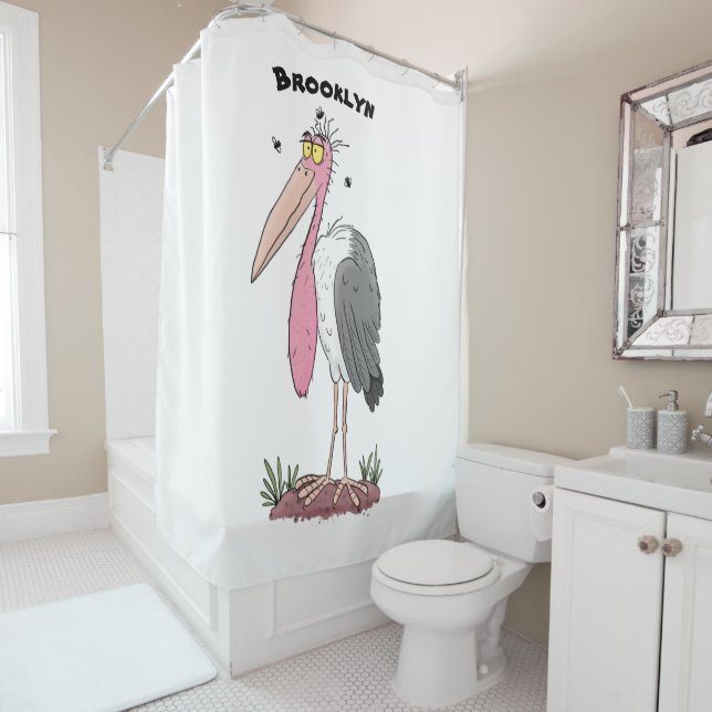Funny marabou stork cartoon (In Situ)