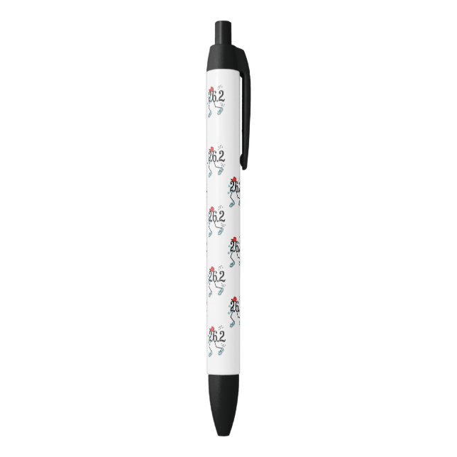 Funny Marathon Runner 26.2 - Running themed Pen (Bottom (Vertical))