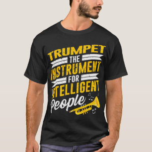 Funny Marching Band Jazz Trumpet Brass Player Humo T-Shirt
