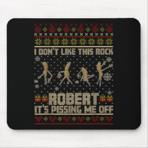 Funny Marcus The Worm I Don't Like This Rock Ugly  Mouse Pad