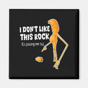 Funny Marcus The Worm Meme I Don't Like This Rock  Magnet