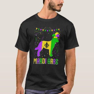 Funny Mardi Gras Australian Cattle Dog Dad Mom Mar T-Shirt
