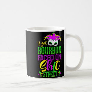 Funny Mardi Gras Bourbon Street , New Orleans Drin Coffee Mug