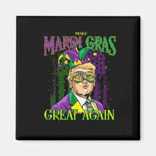 Funny Mardi Gras Donald Trump Mardi Gras American Magnet