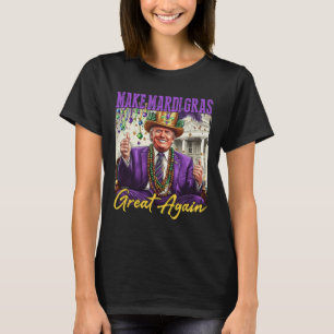 Funny Mardi Gras Donald Trump Mardi Gras American  T-Shirt