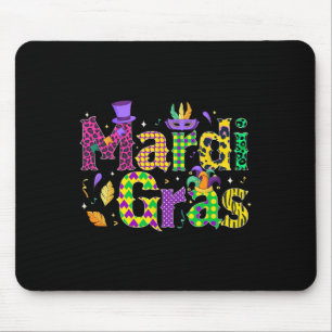Funny Mardi Gras Parade Costume Jester Hat New Orl Mouse Pad