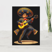 Funny Mariachi Sombrero Cinco De Mayo Guitar Men F