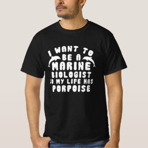 Funny Marine Biologist Porpoise Cute Future Marine T-Shirt