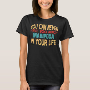 Funny Mariposa Personalized Tshirt First Name Joke