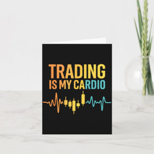 Funny Market For Trader Dad, Trading Quotes Stocks Card