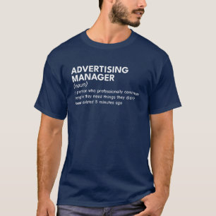 Funny Marketing Manager Definition T-Shirt
