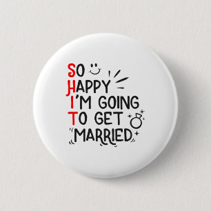Funny Marriage Gift Hilarious Groom Bride Wedding 2 Inch Round Button