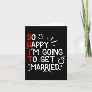 Funny Marriage Gift Hilarious Groom Bride Wedding Card