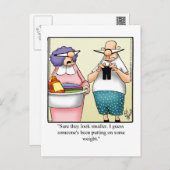 Funny Marriage Humour Postcard (Front/Back)
