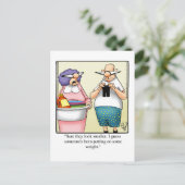 Funny Marriage Humour Postcard (Standing Front)