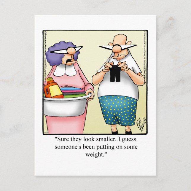 Funny Marriage Humour Postcard (Front)