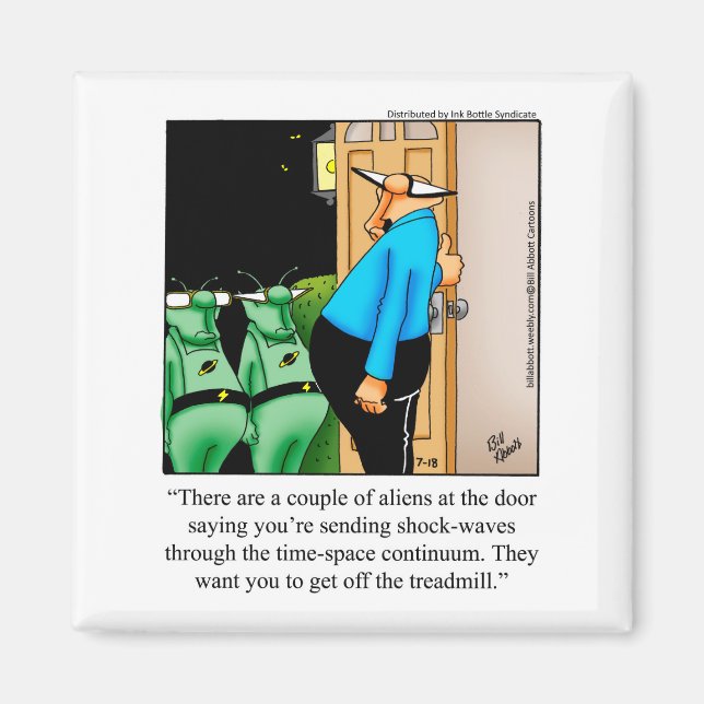 Funny  Marriage Humour Refrigerator Magnet (Front)