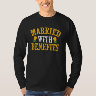 Funny Married With Benefits Swinger Pineapple Men  T-Shirt