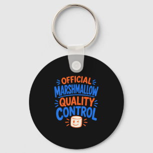 Funny marshmallow  keychain