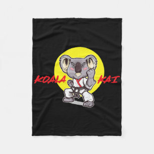 Funny Martial Arts Karate Dojo Commercial Parody K Fleece Blanket